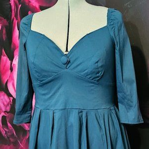 Unique Vintage Lamar Swing Dress